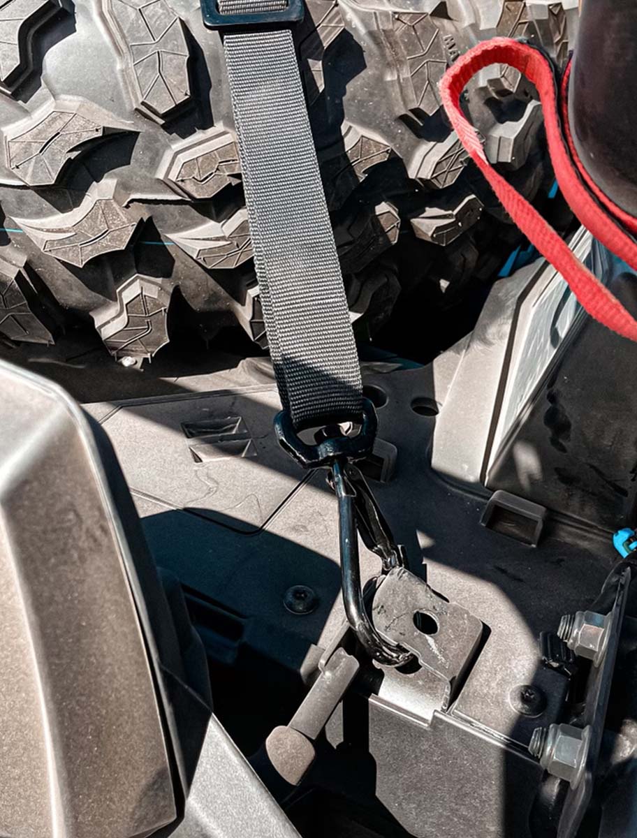 Speed Strap 1.5″ 3-Point Spare Tire Tie-Down With Swivel Hooks