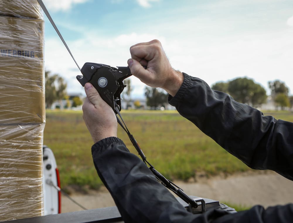 Speedstrap 1" x 10′ Retractable Ratchet Tie Down - 2 Pack