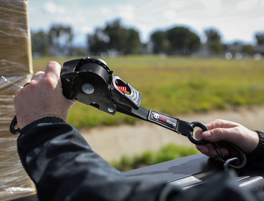 Speedstrap 1" x 10′ Retractable Ratchet Tie Down - 2 Pack