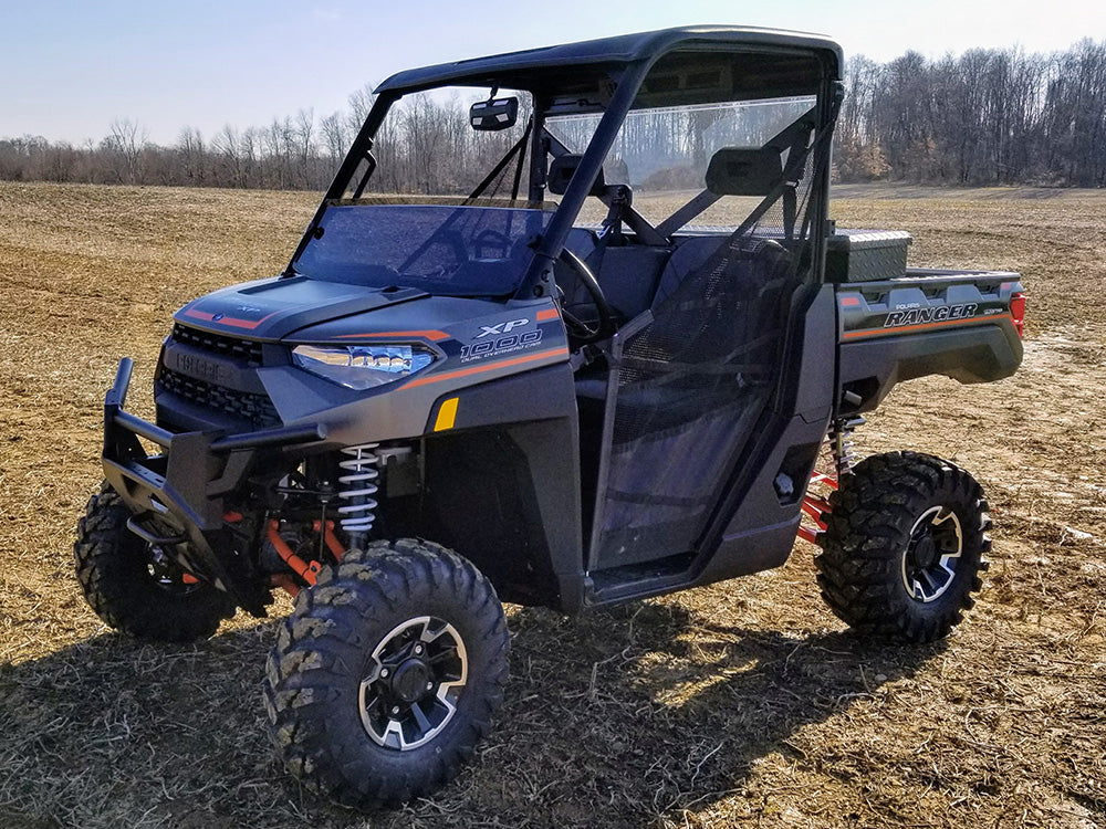Spike '13-'25 Polaris Ranger Full-Size Tinted Short Windshield