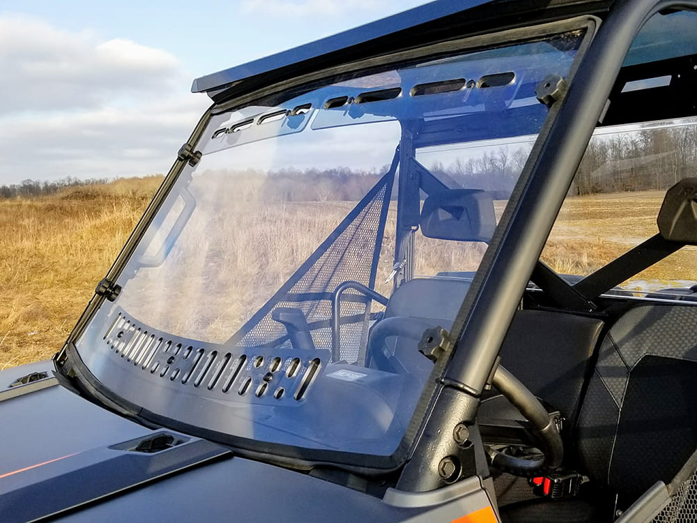 Spike '13+ Polaris Ranger Full-Size Scratch Resistant Multi-Vent Windshield
