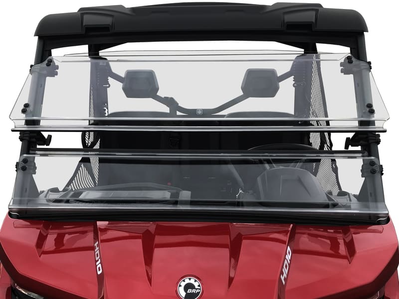 Spike '16+ Can-Am Defender Full Tilting Scratch Resistant Windshield