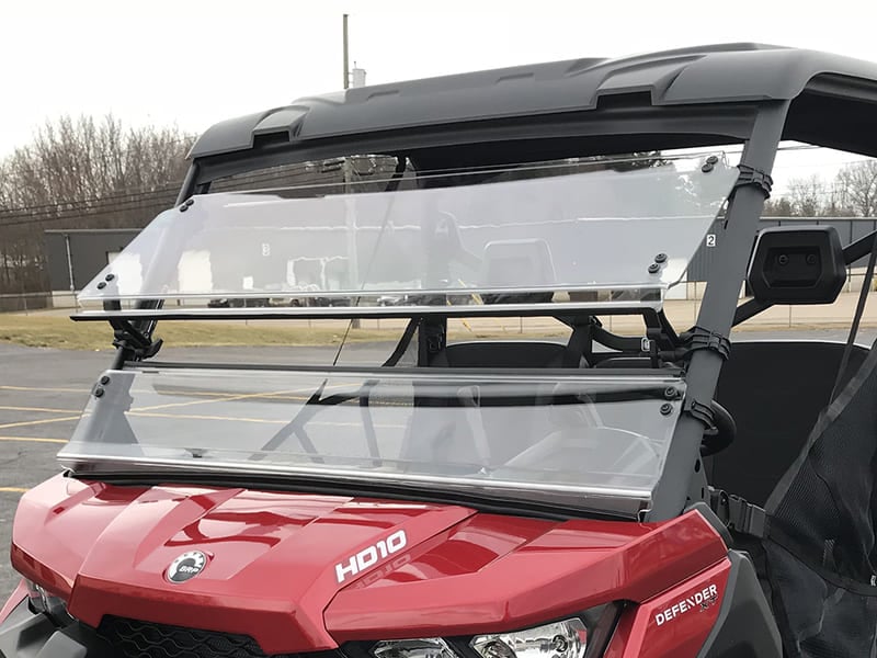 Spike '16+ Can-Am Defender Full Tilting Scratch Resistant Windshield