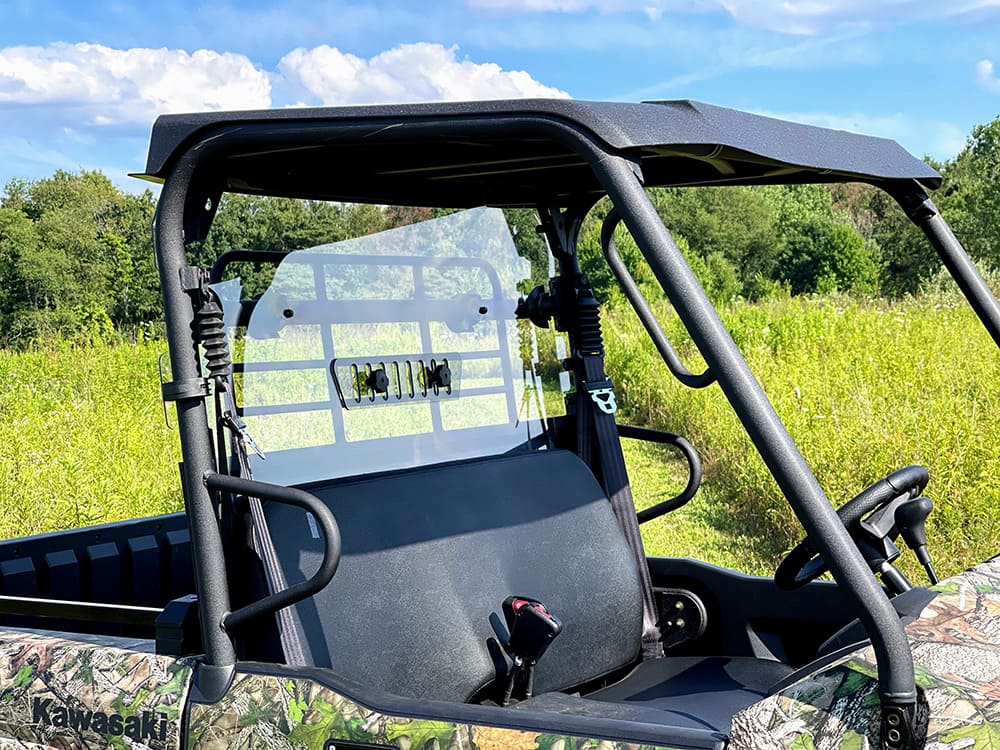 Spike '18-'25 Kawasaki Mule Pro MX Rear Vented Windshield - GP
