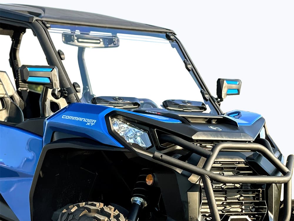 Spike 21'+ Can Am Maverick Trail/Sport & Commander Front Windshield With Dual Vents - HC