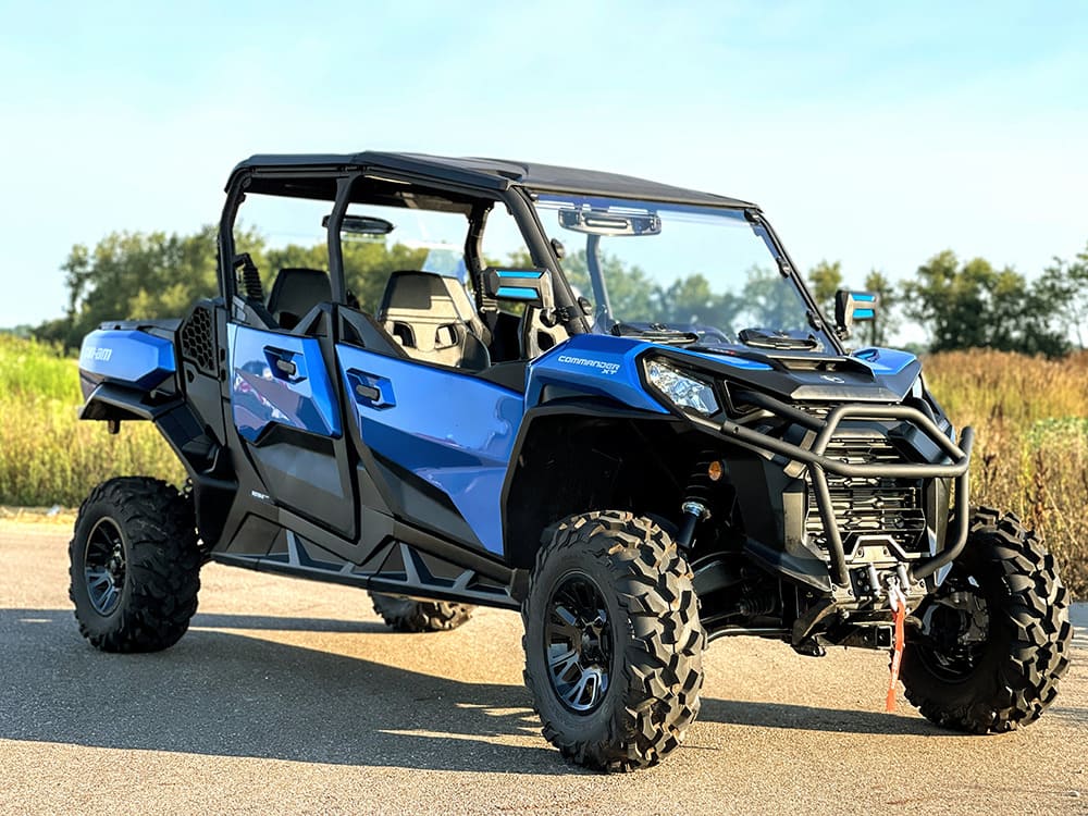 Spike 21'+ Can Am Maverick Trail/Sport & Commander Front Windshield With Dual Vents - HC