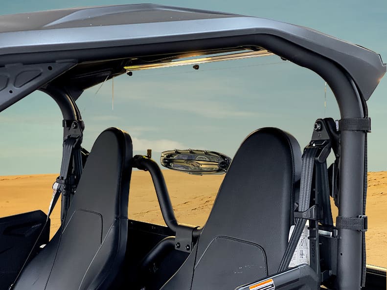 Spike '21+ Yamaha Wolverine RMAX 2-Seat Rear Windshield - GP