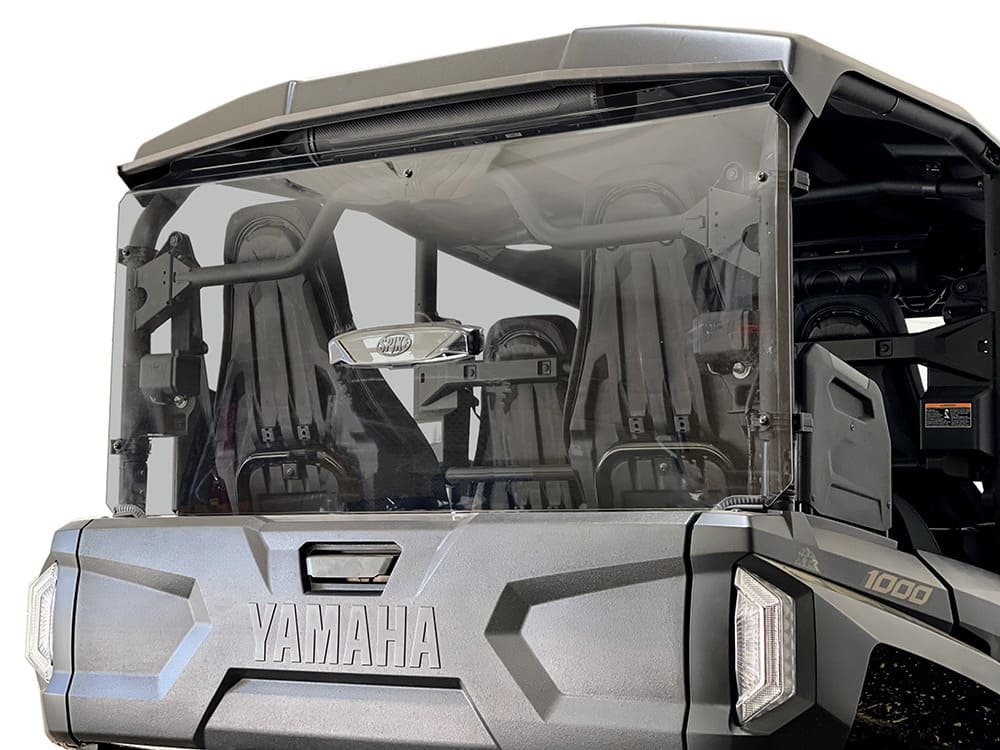 Spike '21+ Yamaha Wolverine X4 & RMAX 4 Rear Tinted Windshield - GP