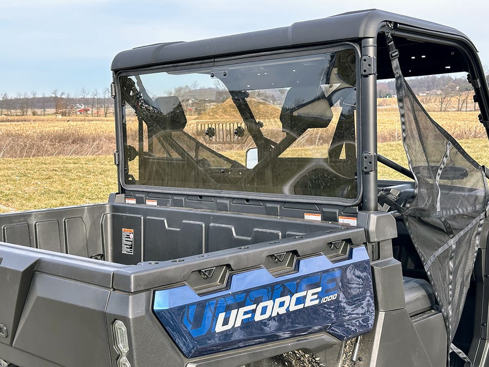 Spike CF Moto U-Force 1000 Rear Vented/Tinted Windshield - General Purpose