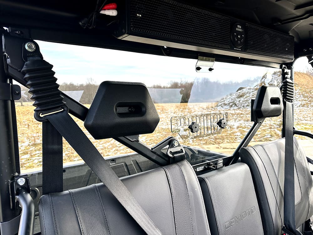 Spike CF Moto U-Force 1000 Rear Vented/Tinted Windshield - General Purpose