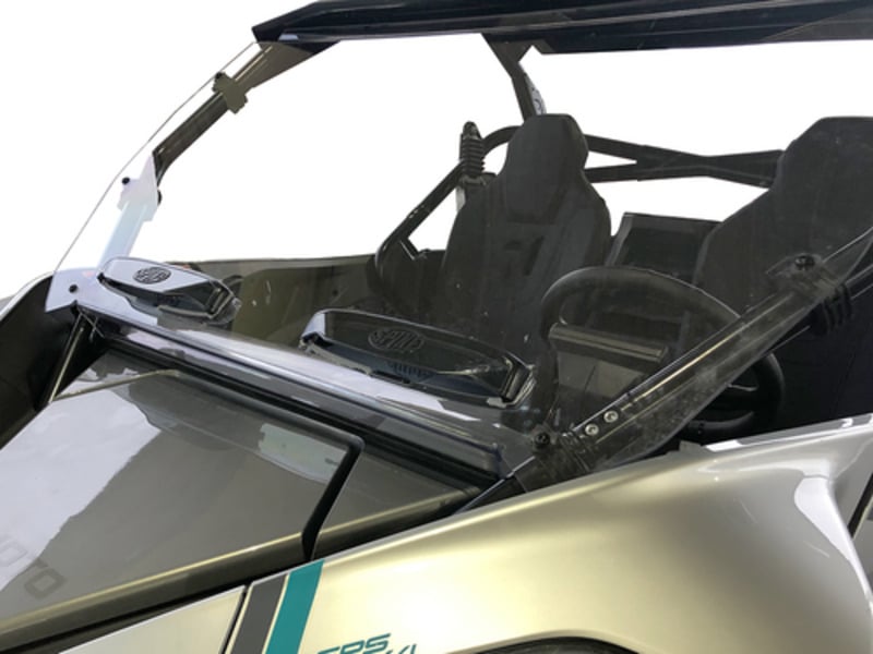 Spike CF Moto Z-Force 950 Sport Dual Vent Front Windshield - Hard Coated