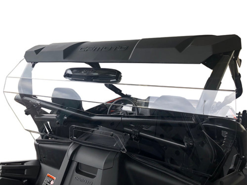 Spike CF Moto Z-Force 950 Sport (Round tube) Rear Vented Windshield - GP