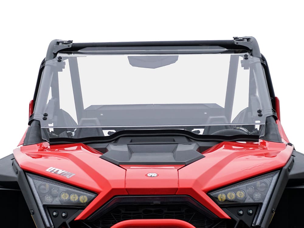 Spike Polaris RZR Pro Full Tilting Windshield - Hard Coated