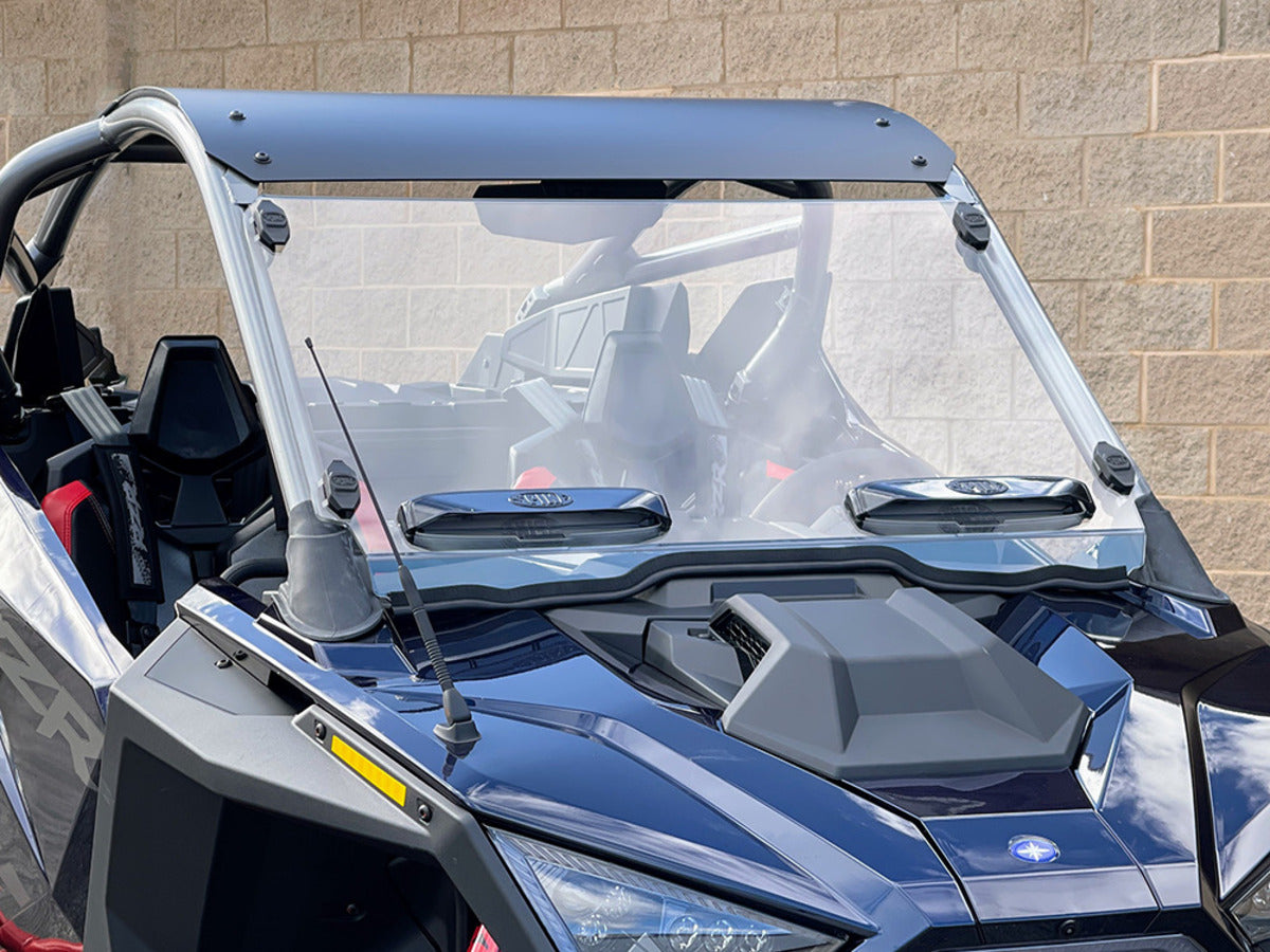 Spike Polaris RZR Pro-R Dual Vented Front Windshield-HC