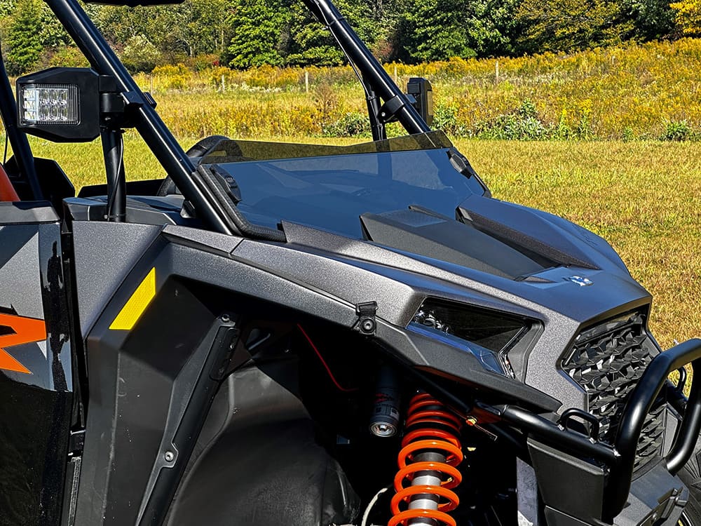 Spike Polaris RZR XP/XP-4 1000 Tinted Short Windshield