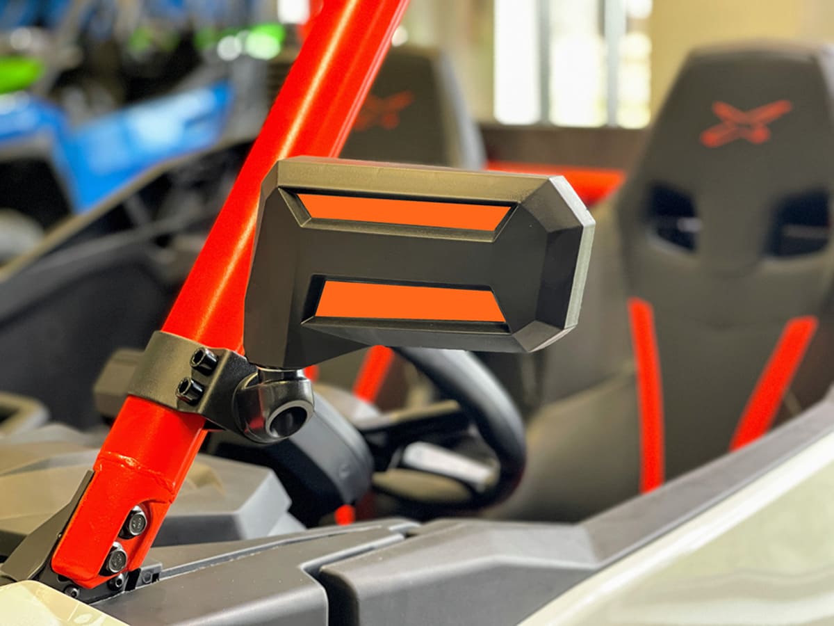 Spike Re-Flex Side View Mirrors Pro-Fit Clamp - Pair