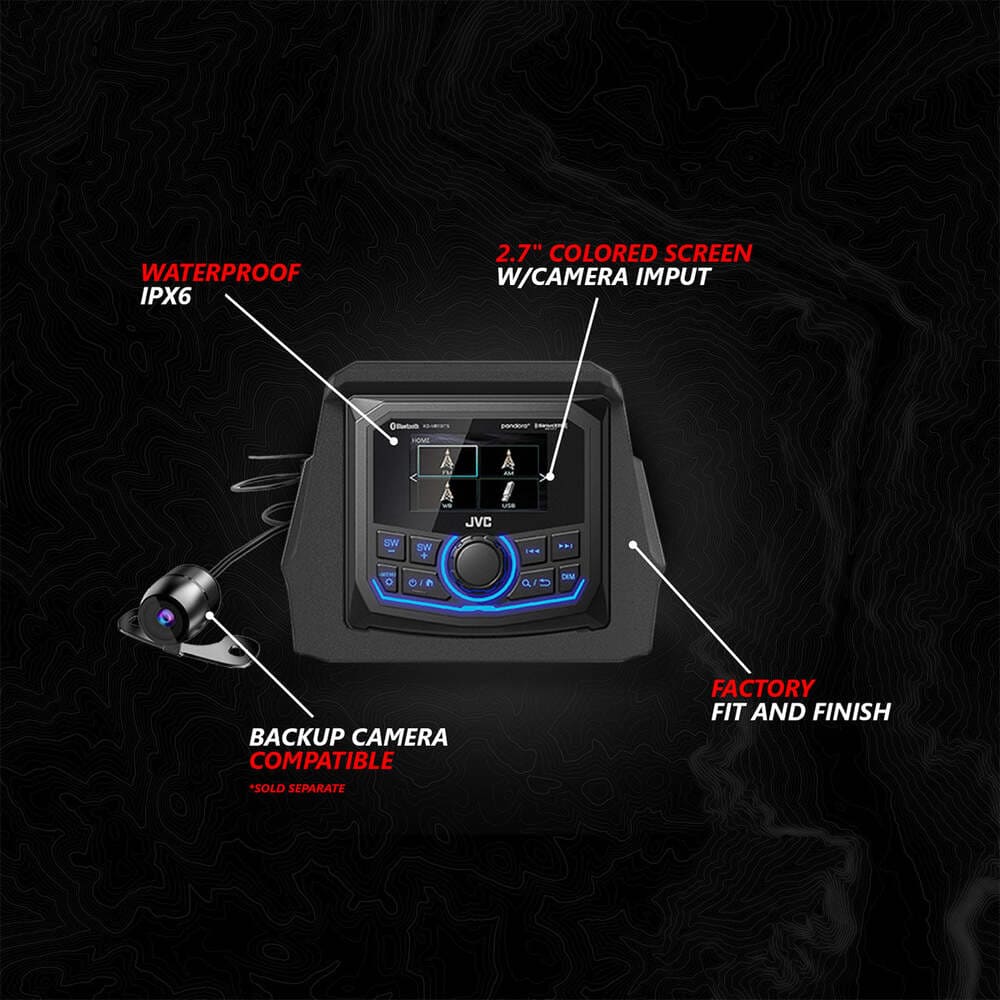 SSV Works '17-'24 Can-Am Maverick X3 Phase-1 A-Spec 2-Speaker System w/JVC