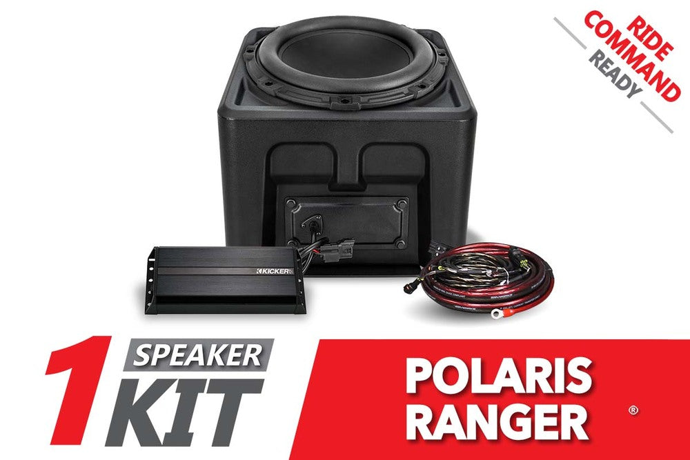 SSV Works '18-'24 Polaris Ranger XP 1000 10" Subwoofer for Ride-Command