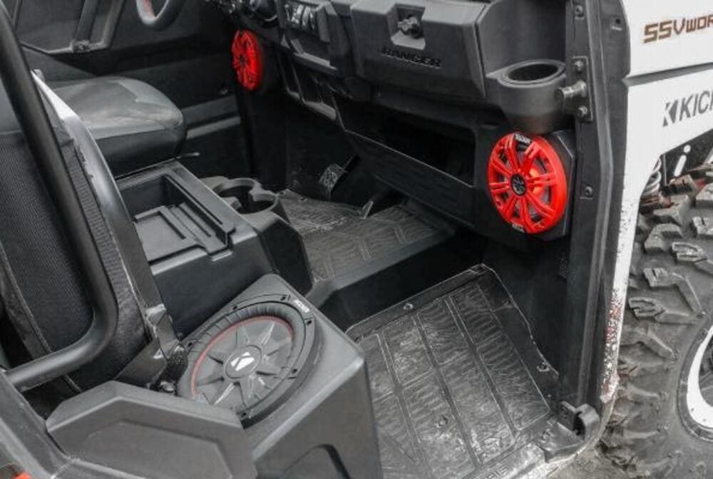 SSV Works '18-'24 Polaris Ranger XP 1000 Underseat 10" Subwoofer