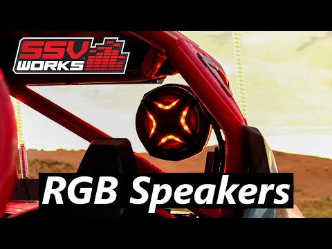 SSV Works '18-'24 Polaris Ranger XP 1000 V-Spec 3-Speaker Audio System for Ride Command