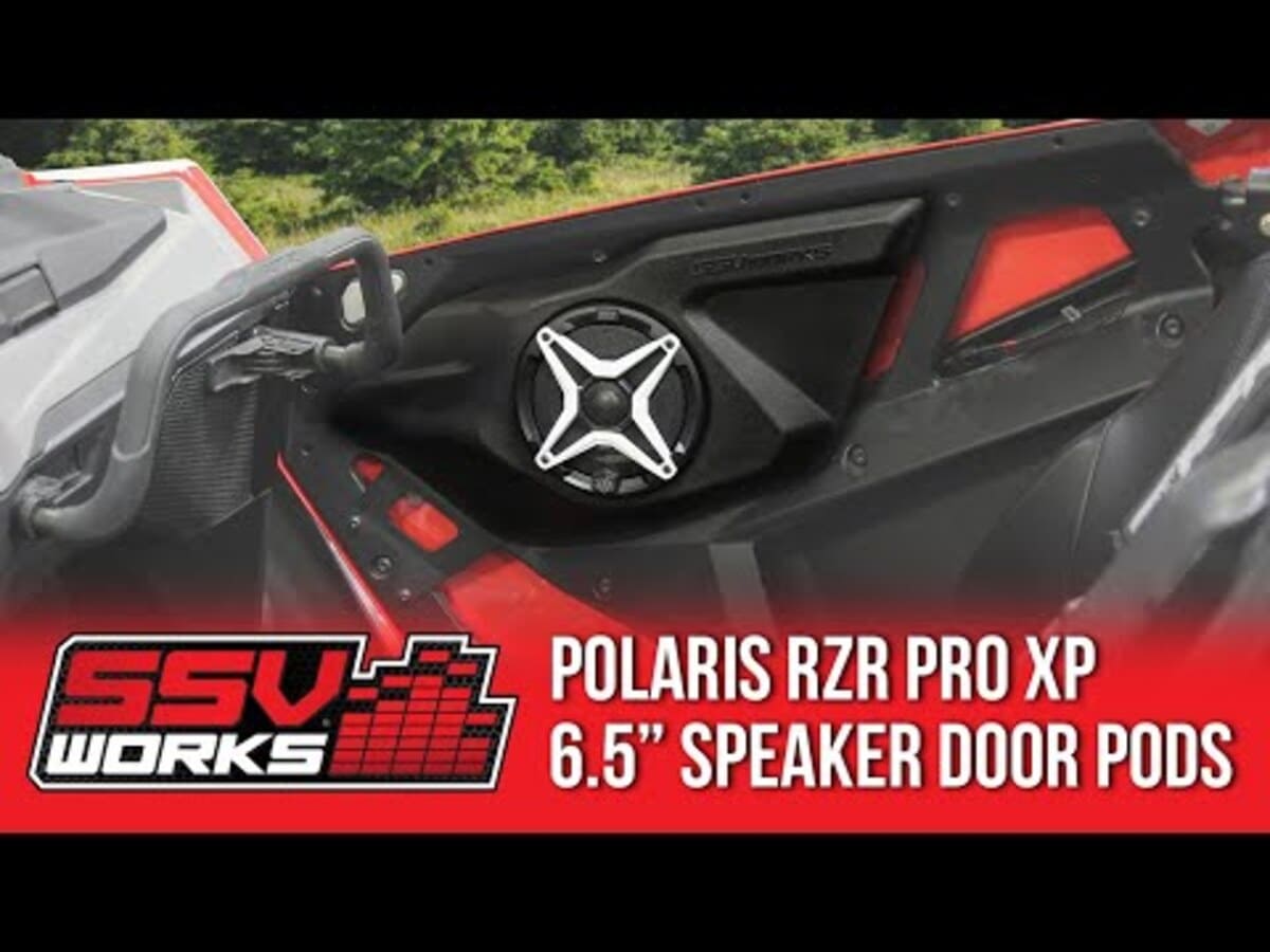 SSV Works '20-'24 Polaris RZR Pro Front-Door 6.5in Speaker Pods