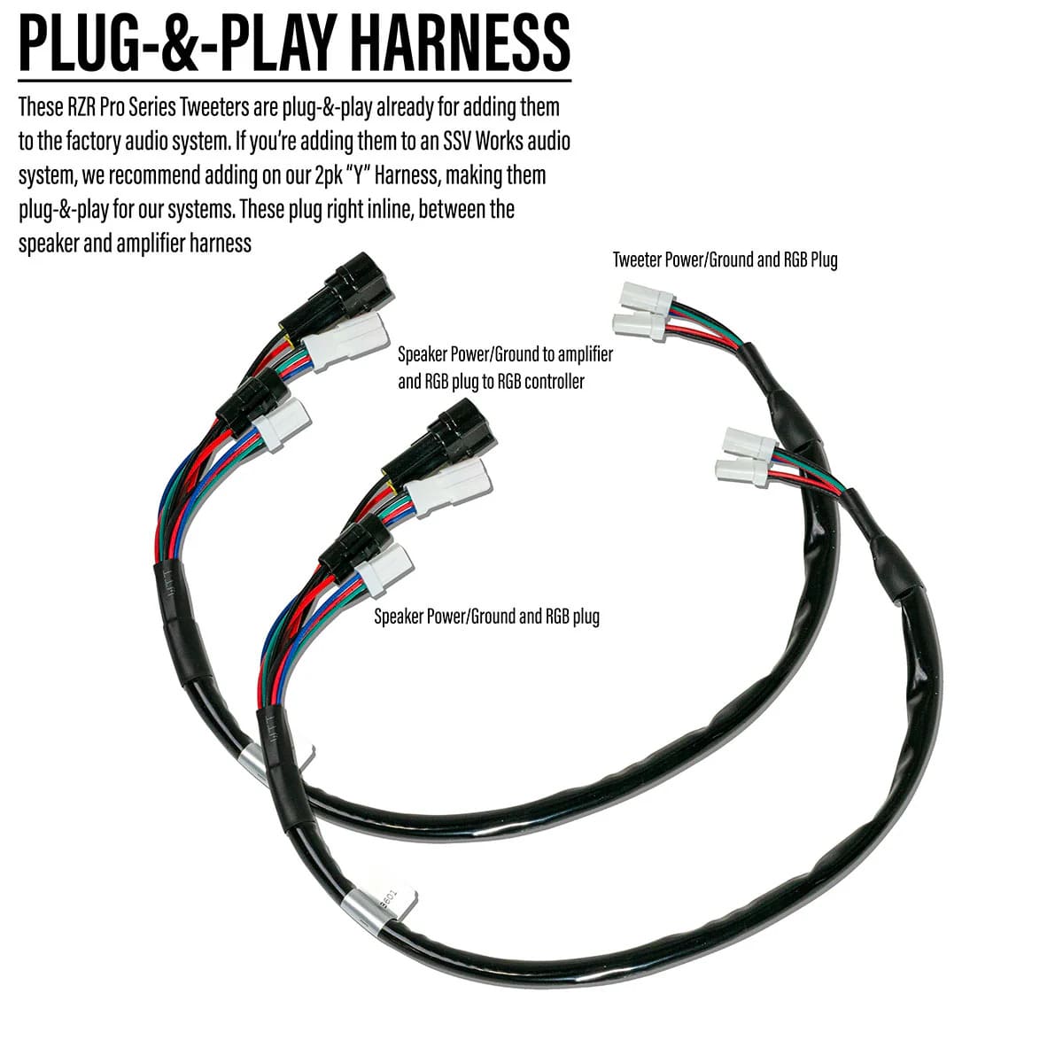 SSV Works '20-'24 Polaris RZR Pro R/Pro XP & Turbo R Tweeter Upgrade