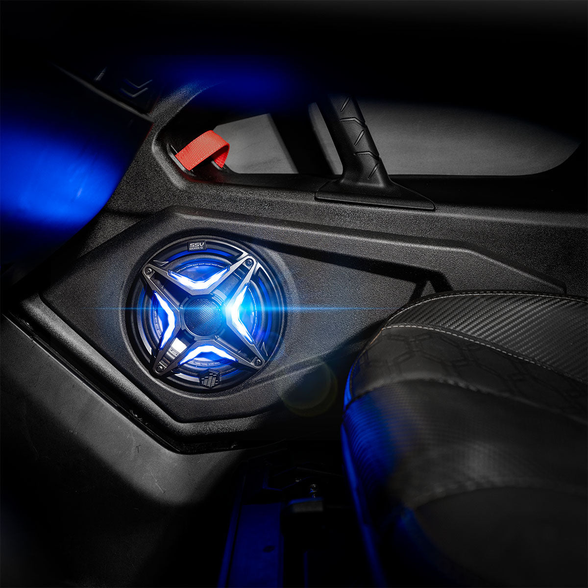 SSV Works '24-'25 Can-Am Maverick R 6.5" Lower Door-Pocket Speaker-Pods