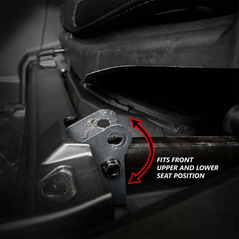 SSV Works '24-'26 Can-Am Maverick R 4 Seater Rear Seat Plug & Play Dual Subwoofer Add-On Kit