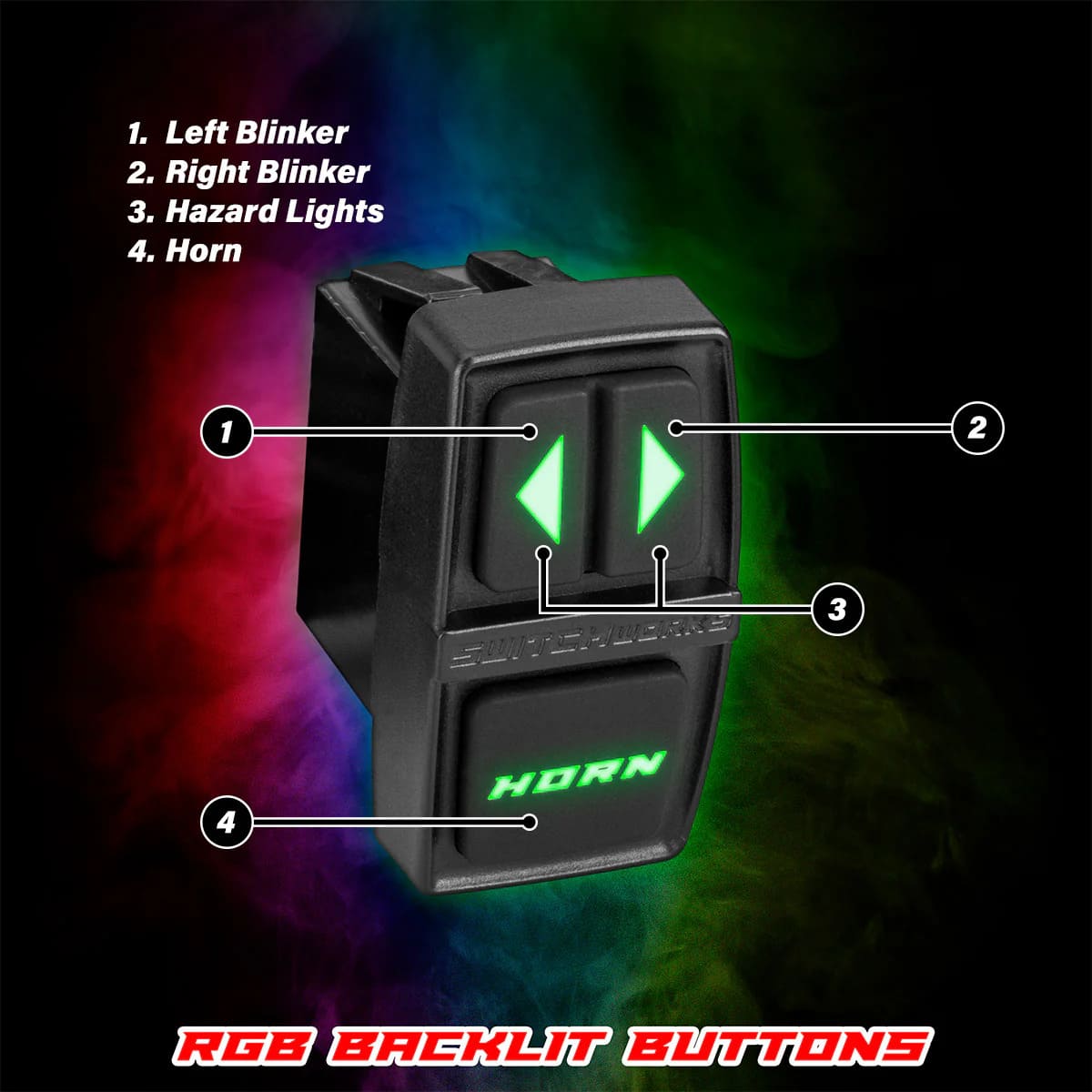 SSV Works '24-'26 Polaris Xpedition Plug & Play Sequential Front LED Lights w/Taillight Integration Turn-Signal Kit