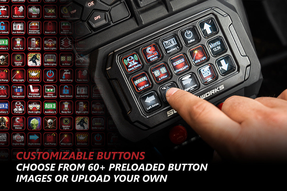 SSV Works Alpha 12 Digital Smart Switcher with 12-Outputs and Rollcage Mount