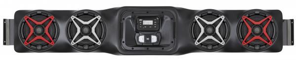 SSV Works Polaris Ranger 4-Speaker Overhead Weather Proof Sound Bar