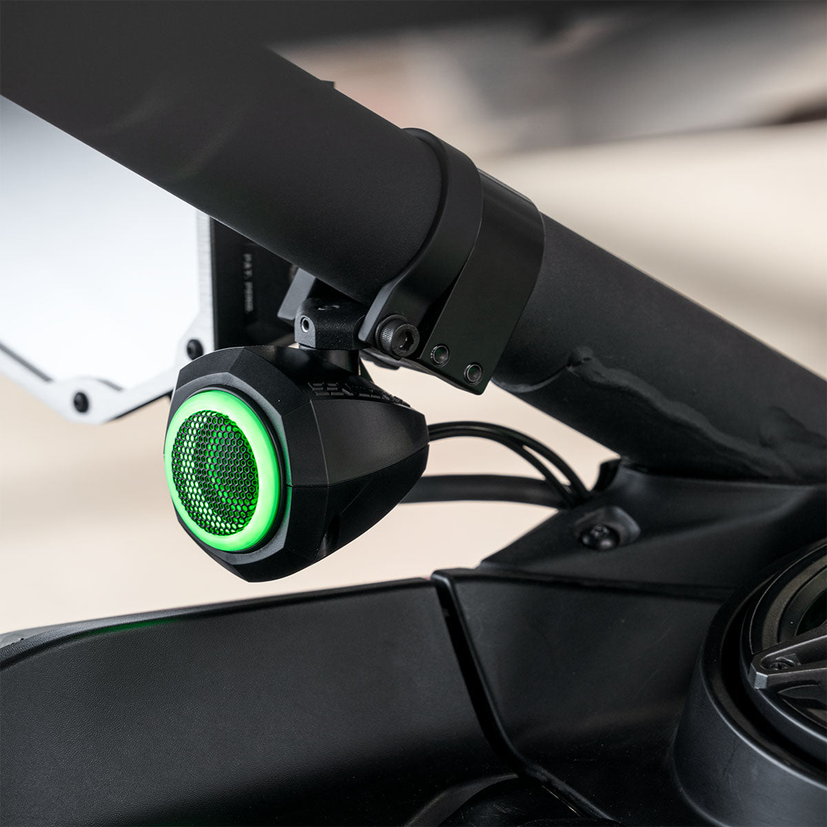 SSV Works Universal 1" Cage-Pod Tweeters w/RGB Ring for UTV Audio Systems