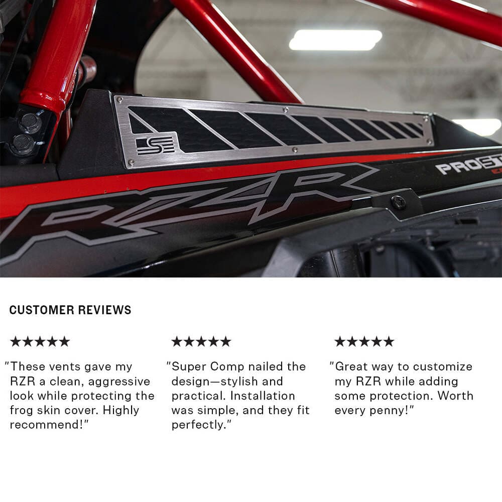 Super Comp '13-'23 Polaris RZR XP 1000 Clutch & Intake Vents