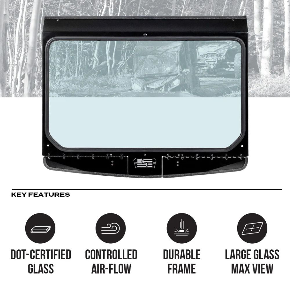 Super Comp '18-'25 Can-Am Maverick Sport Front Windshield