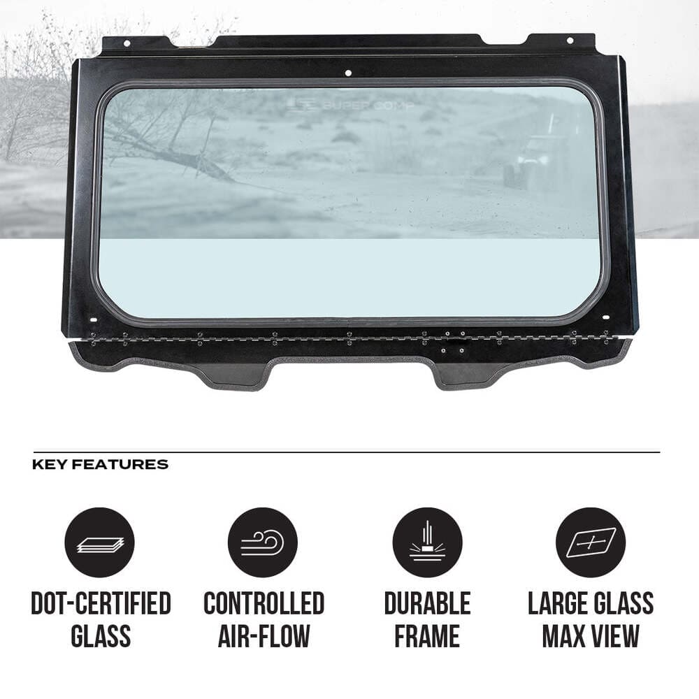 Super Comp '24+ Polaris RZR XP 1000 Front Windshield