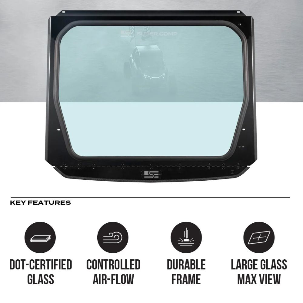 Super Comp '25-'26 Polaris RZR Pro R Front Windshield