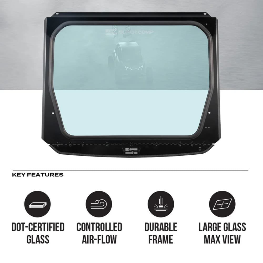 Super Comp '25 Polaris RZR Pro R Front Windshield