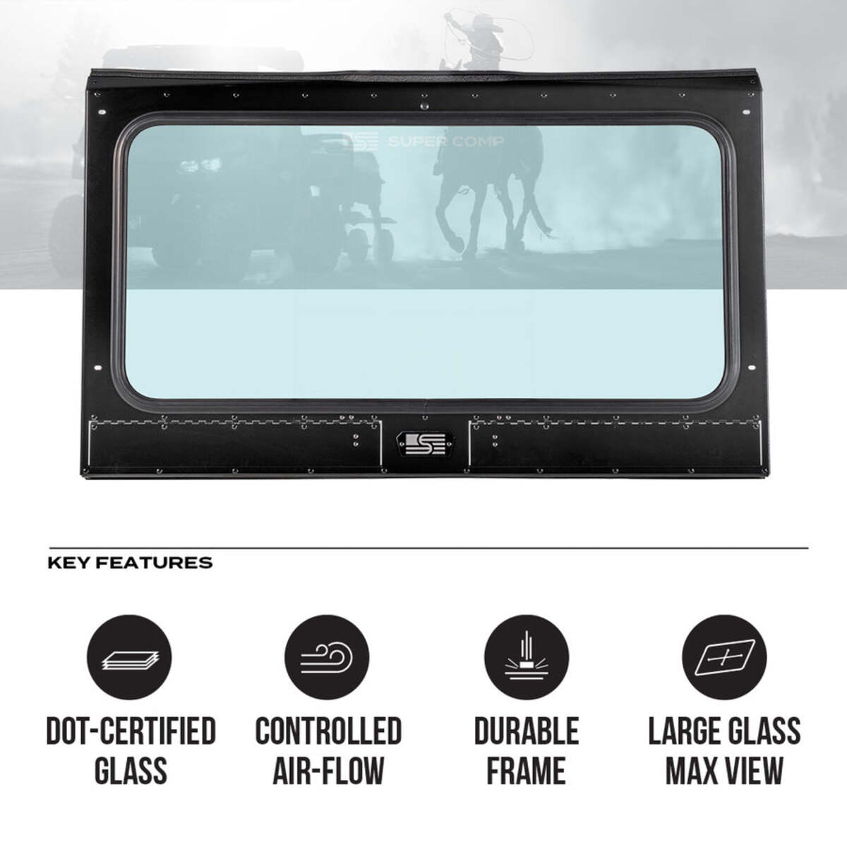 Super Comp Can-Am Defender Front Windshield