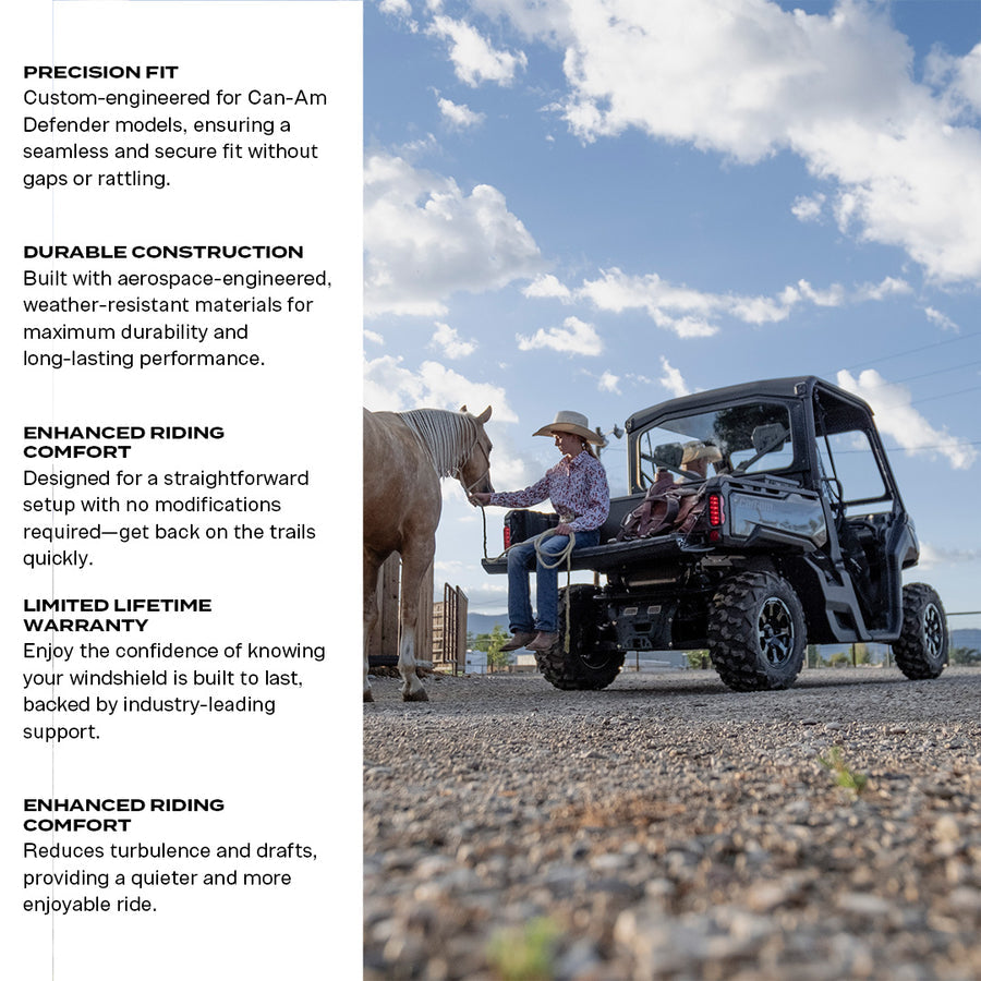 Super Comp Can-Am Defender Rear Windshield