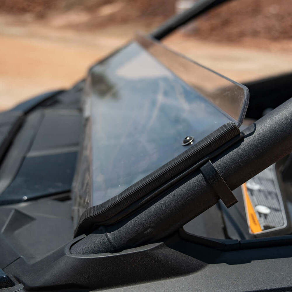 Super Comp Can-Am Maverick R Polycarbonate Half Front Windshield