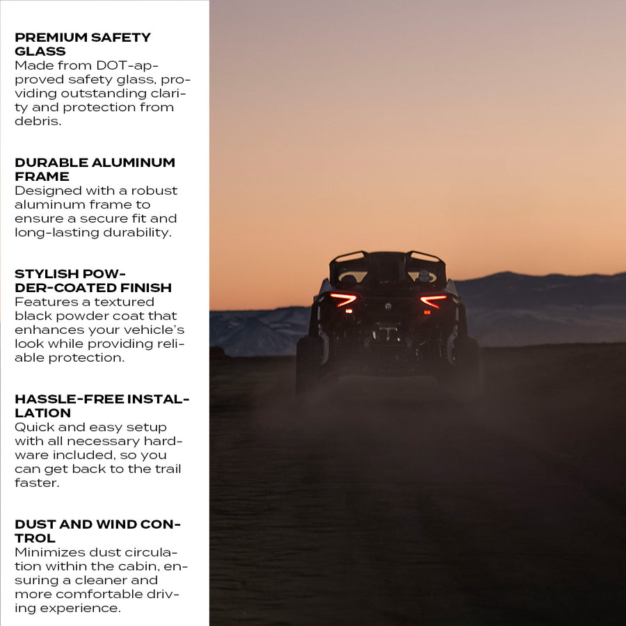 Super Comp Can-Am Maverick R Rear Windshield