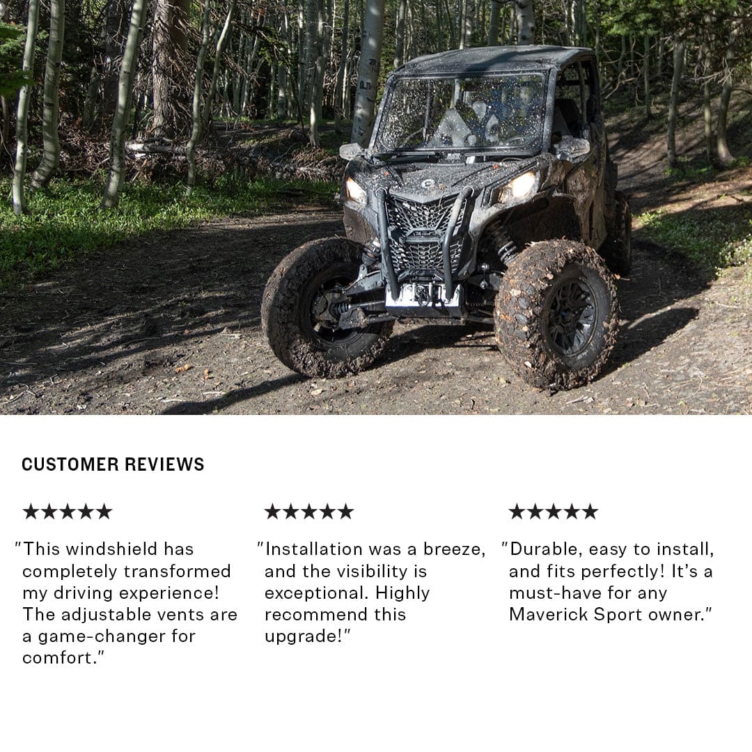 Super Comp Can-Am Maverick Sport Front Windshield