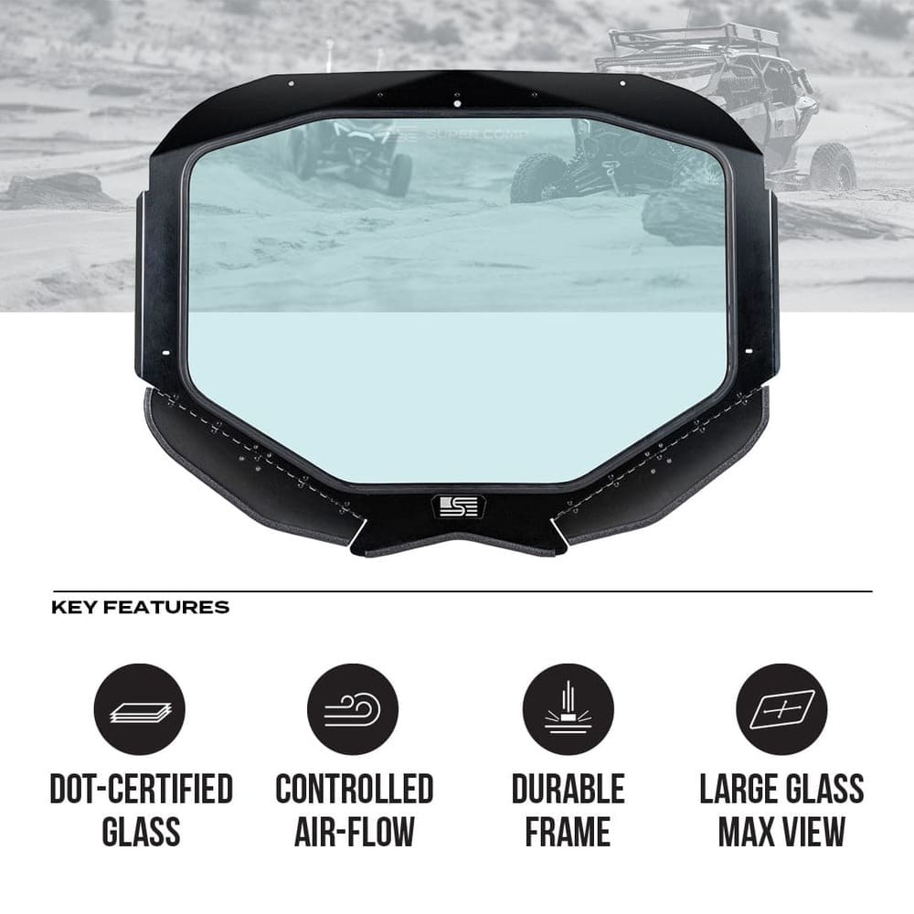 Super Comp Can-Am Maverick X3 Glass Front Windshield