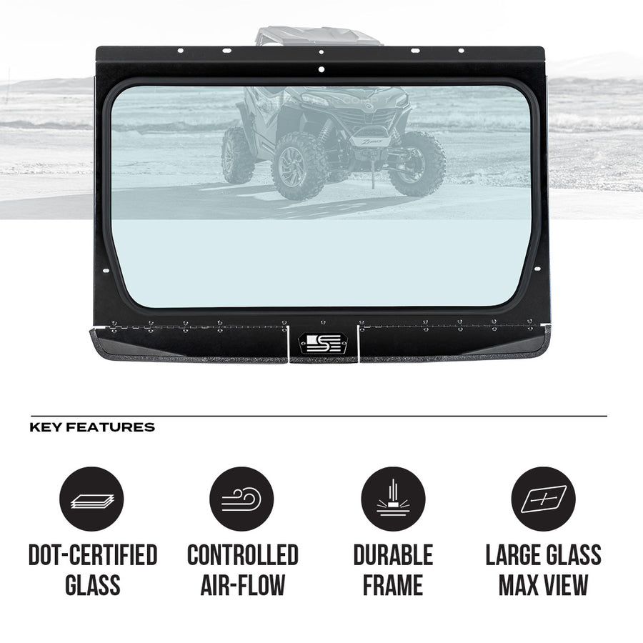 Super Comp CF Moto 950 Sport Front Windshield