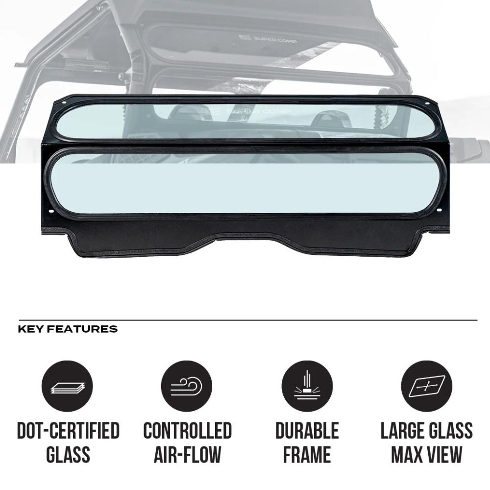 Super Comp CF Moto 950 Sport Tinted Rear Windshield