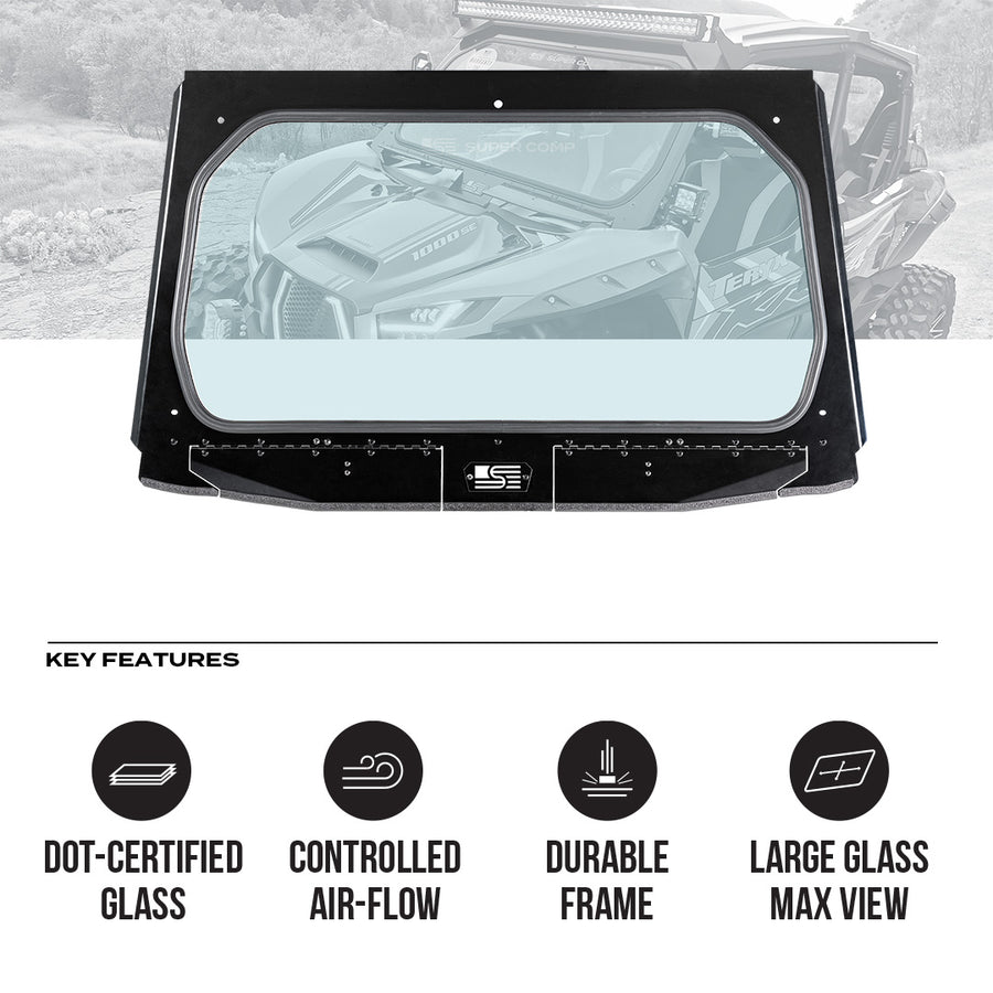 Super Comp Kawasaki KRX 1000 Front Windshield