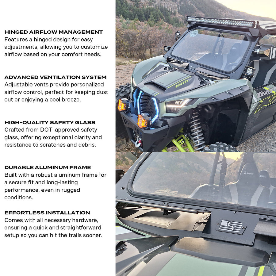 Super Comp Kawasaki KRX 1000 Front Windshield