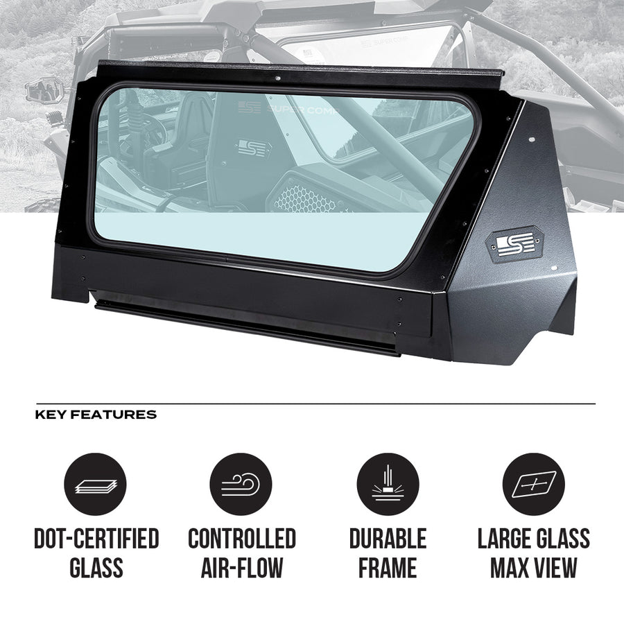 Super Comp Kawasaki KRX 1000 Rear Windshield