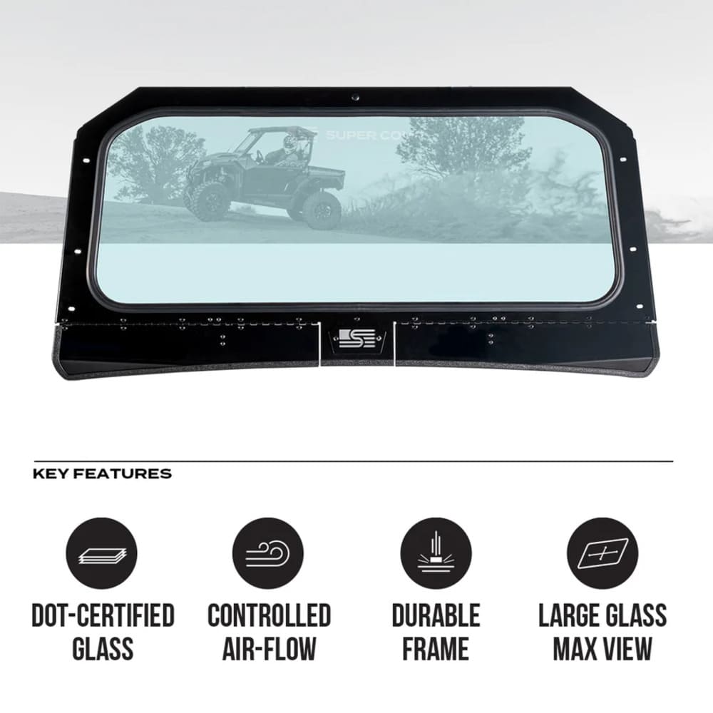 Super Comp Polaris General Front Windshield