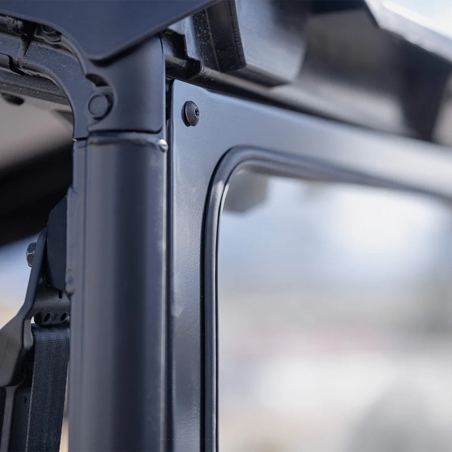 Super Comp Polaris General Rear Windshield - White